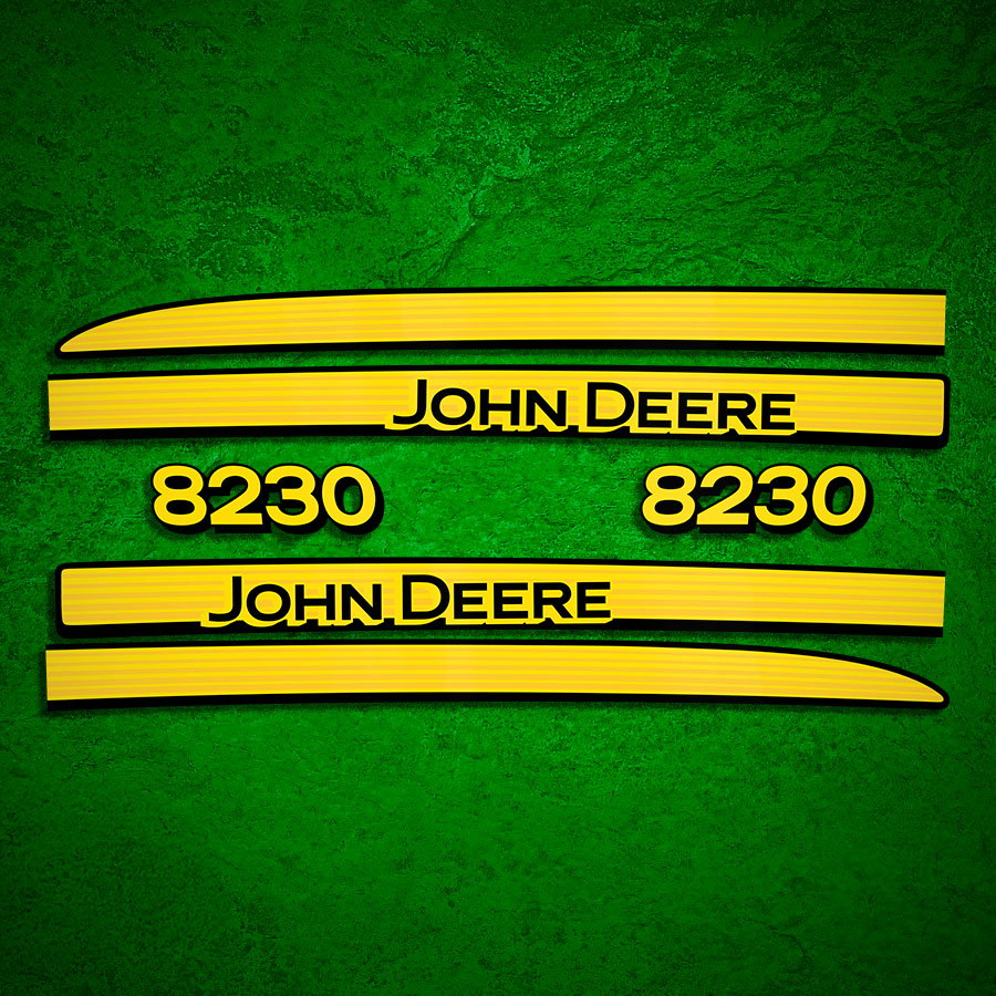 Car & Motorbike Stickers: John Deere 8230 Decal Kit