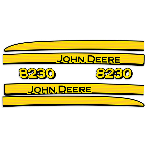 Car & Motorbike Stickers: John Deere 8230 Decal Kit