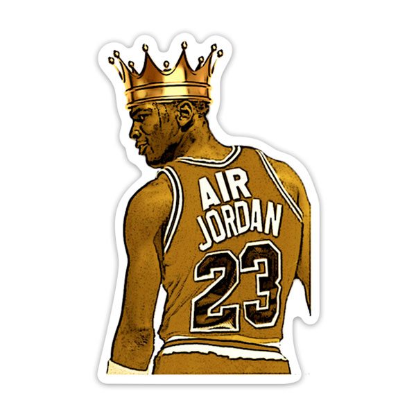 Car & Motorbike Stickers: Michael Jordan King