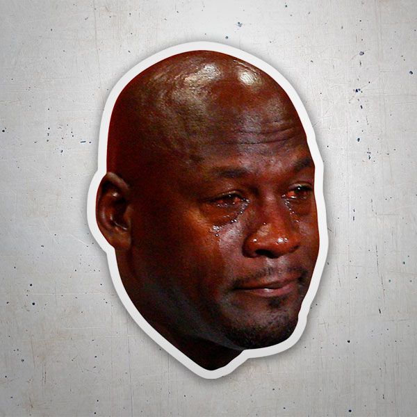 Car & Motorbike Stickers: Michael Jordan Tears