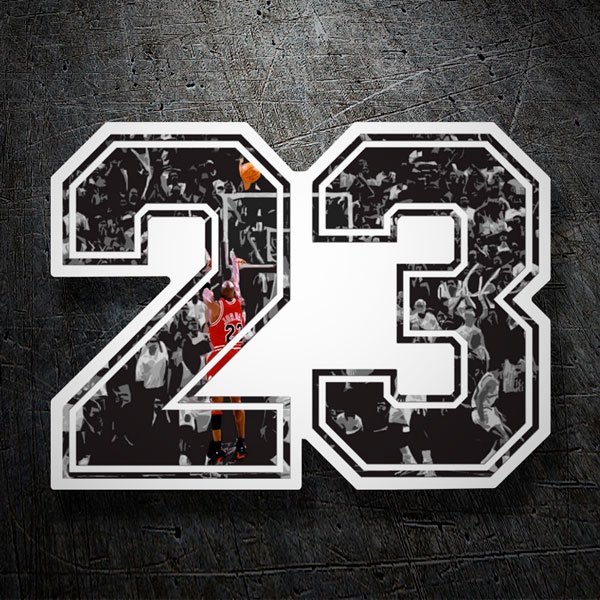 Car & Motorbike Stickers: Michael Jordan 23