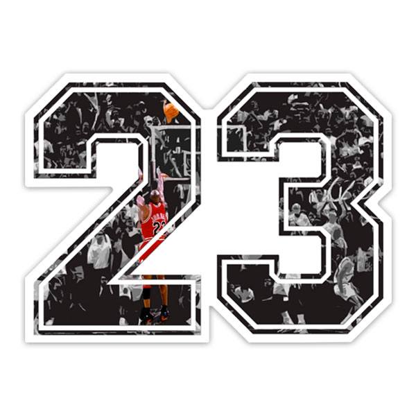 Car & Motorbike Stickers: Michael Jordan 23