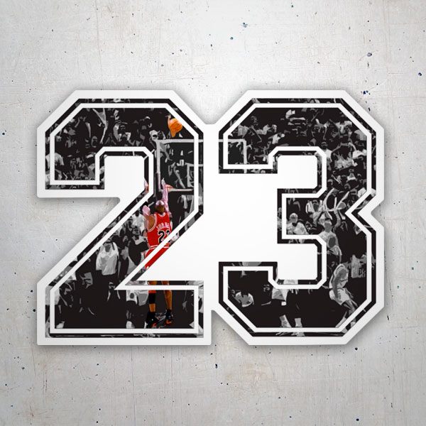 Car & Motorbike Stickers: Michael Jordan 23