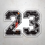 Car & Motorbike Stickers: Michael Jordan 23 3