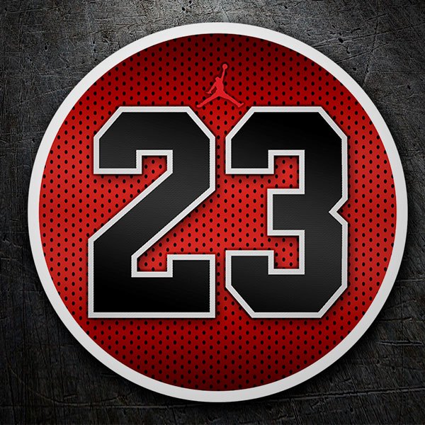 Car & Motorbike Stickers: Michael Jordan 23 Logo 1