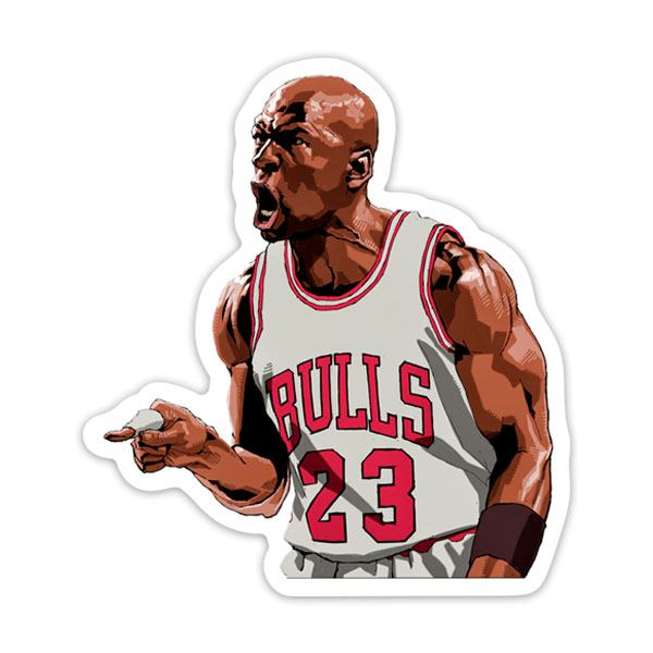 Car & Motorbike Stickers: Michael Jordan Your Majesty