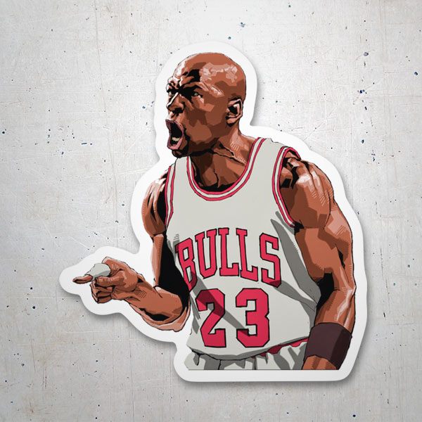 Car & Motorbike Stickers: Michael Jordan Your Majesty