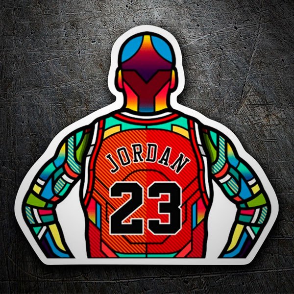 Car & Motorbike Stickers: Michael Jordan Collage