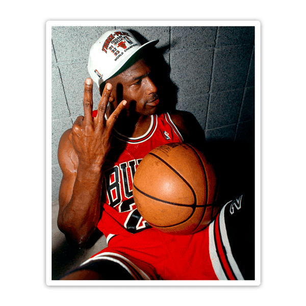 Car & Motorbike Stickers: Michael Jordan 3th NBA Ring