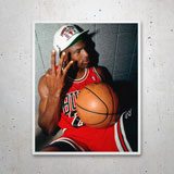 Car & Motorbike Stickers: Michael Jordan 3th NBA Ring 3