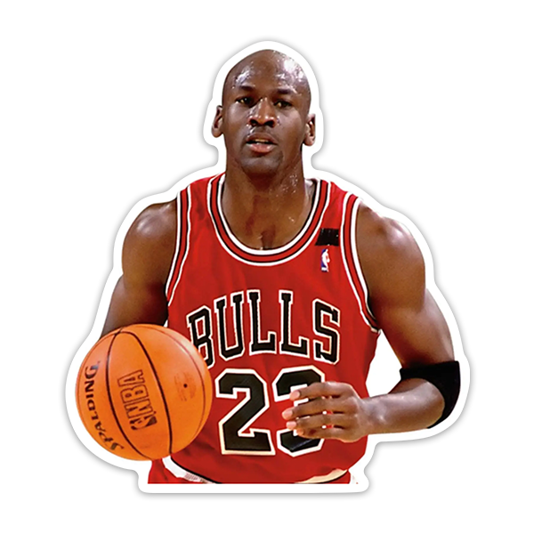 Car & Motorbike Stickers: Michael Jordan Chicago Bulls 23 0