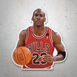 Car & Motorbike Stickers: Michael Jordan Chicago Bulls 23 3