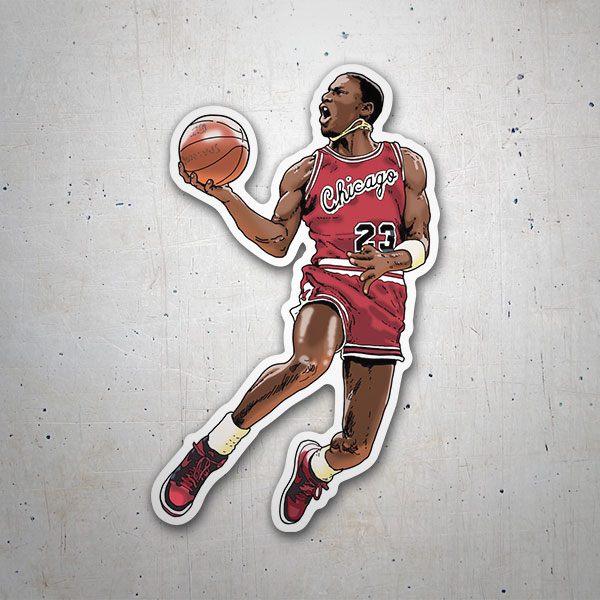 Car & Motorbike Stickers: Michael Jordan Drawing II