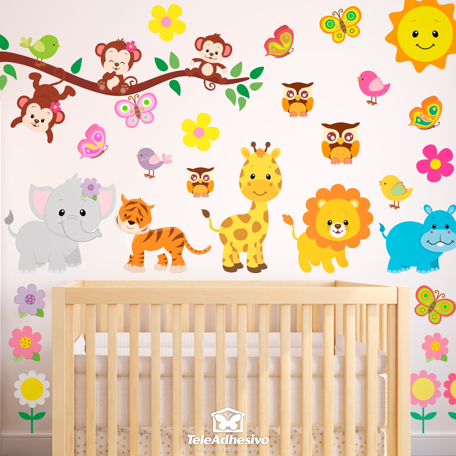 Stickers for Kids: Animal Kit of the jungle