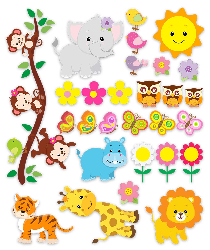 Stickers for Kids: Animal Kit of the jungle