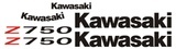 Car & Motorbike Stickers: Kit Kawasaki Z750