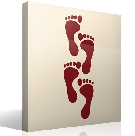 Wall Stickers: Human footprints