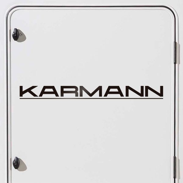 Camper van decals: Karmann logo