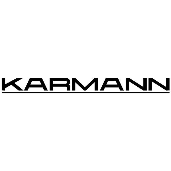Camper van decals: Karmann logo
