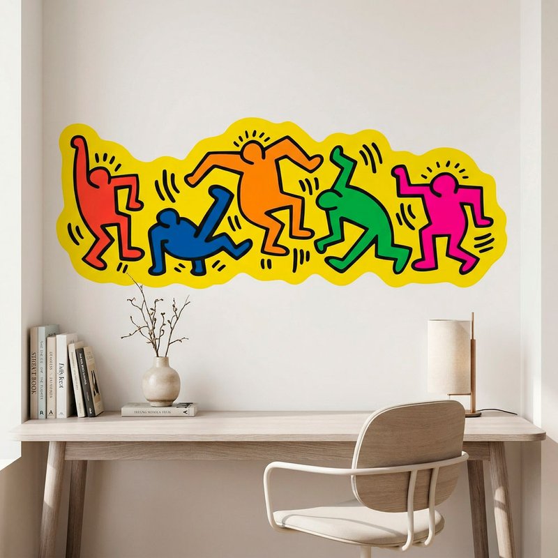 Pop Art Dancing Figures 1/8