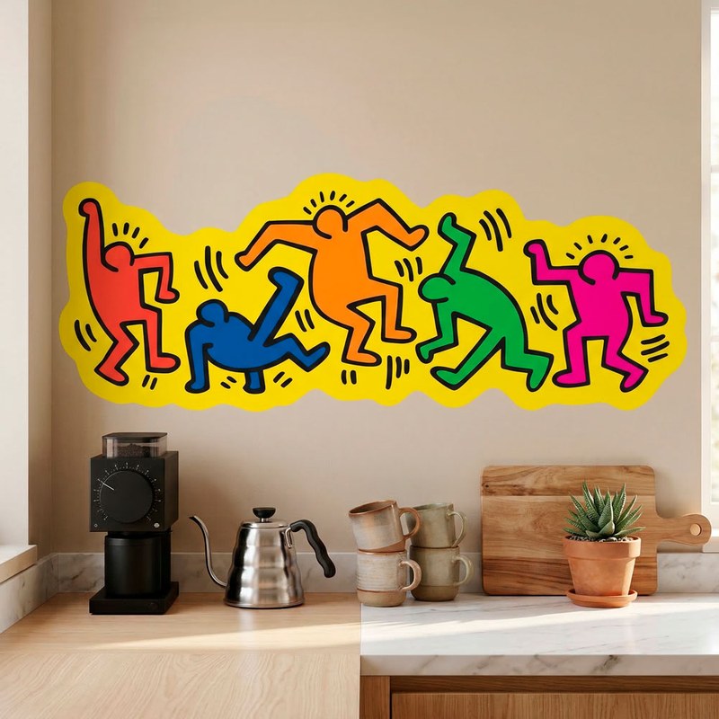 Pop Art Dancing Figures 2/8