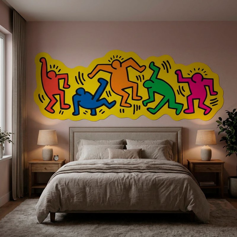 Pop Art Dancing Figures 7/8