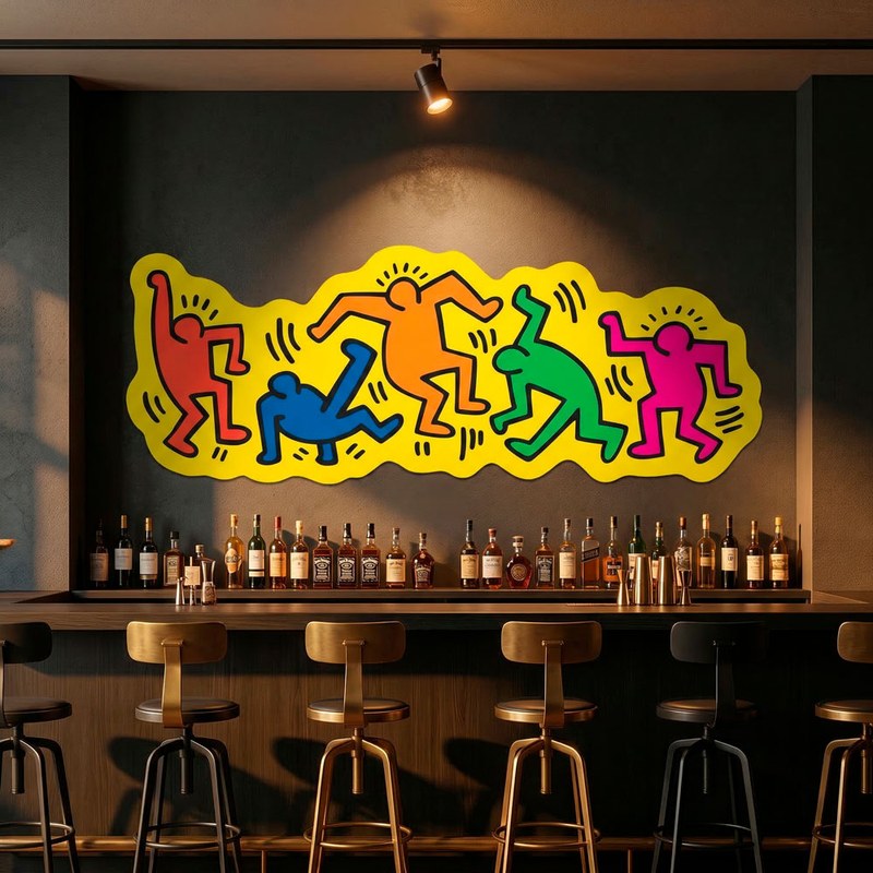 Pop Art Dancing Figures 8/8
