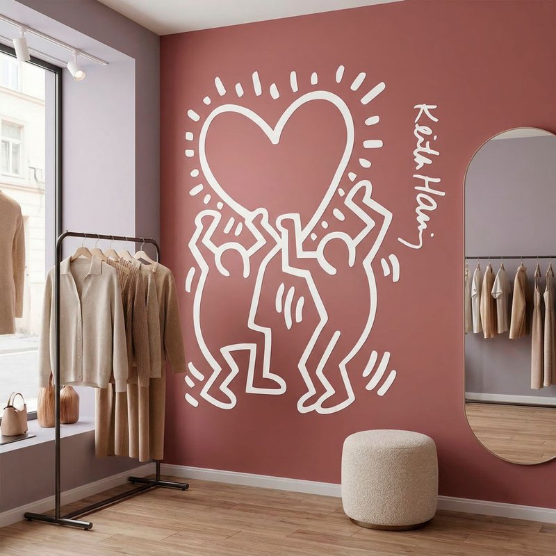 Keith Haring Heart 0