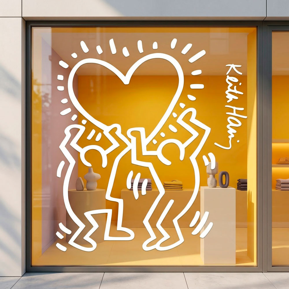 Wall Stickers: Holding a heart