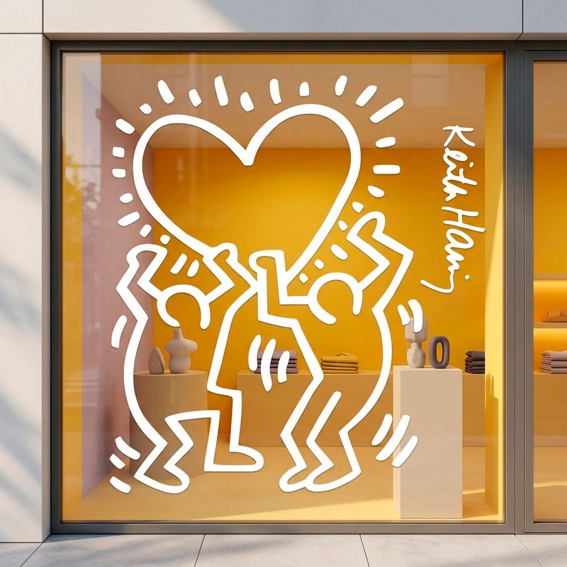 Keith Haring Heart 2