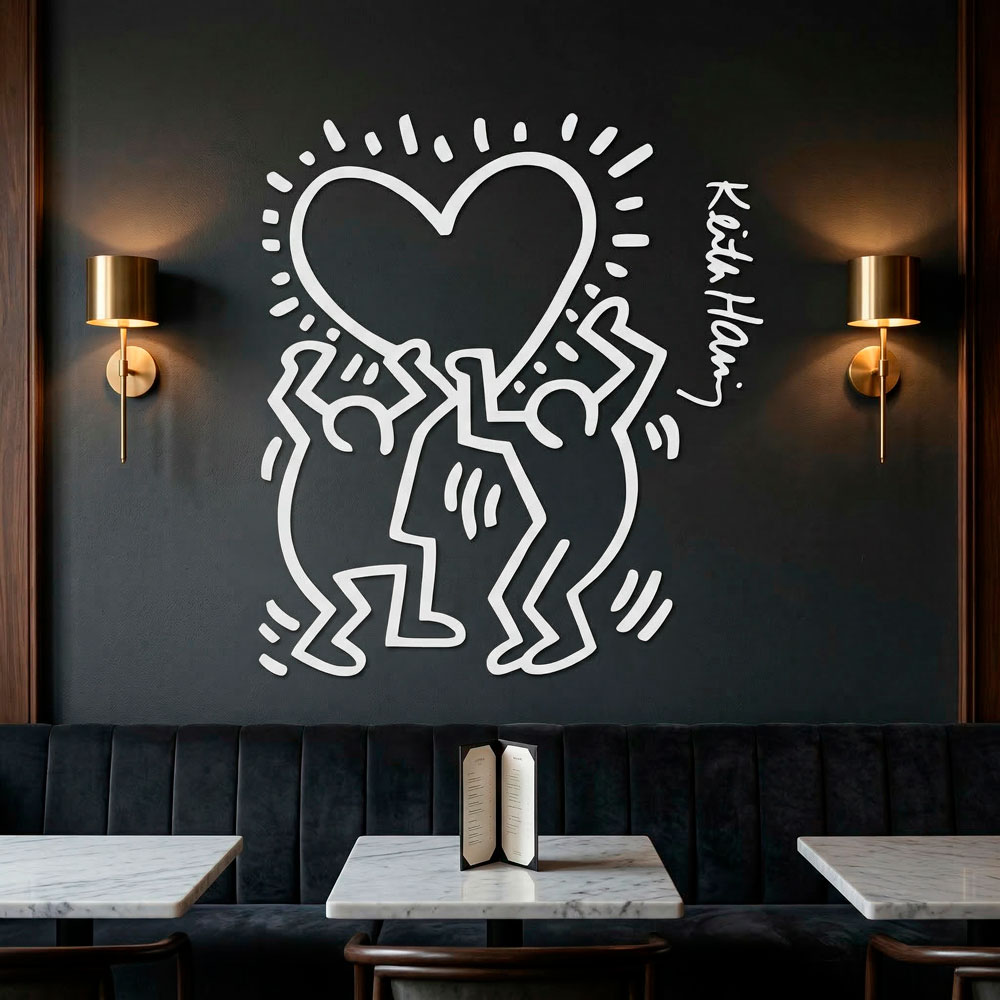 Wall Stickers: Holding a heart