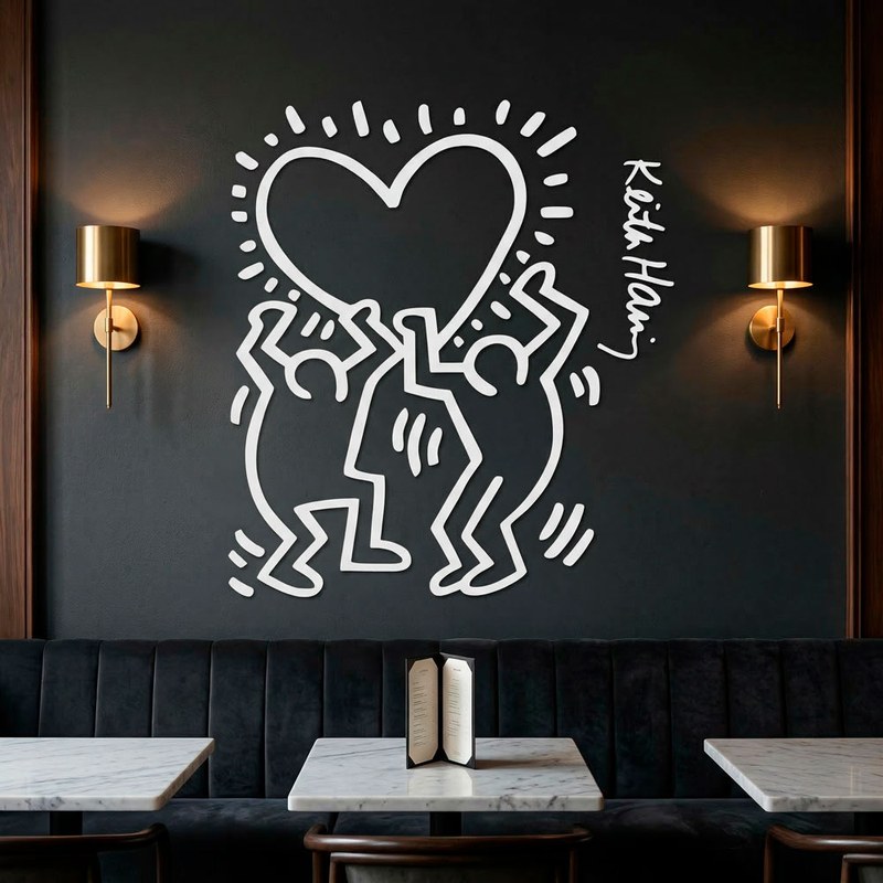 Keith Haring Heart 11