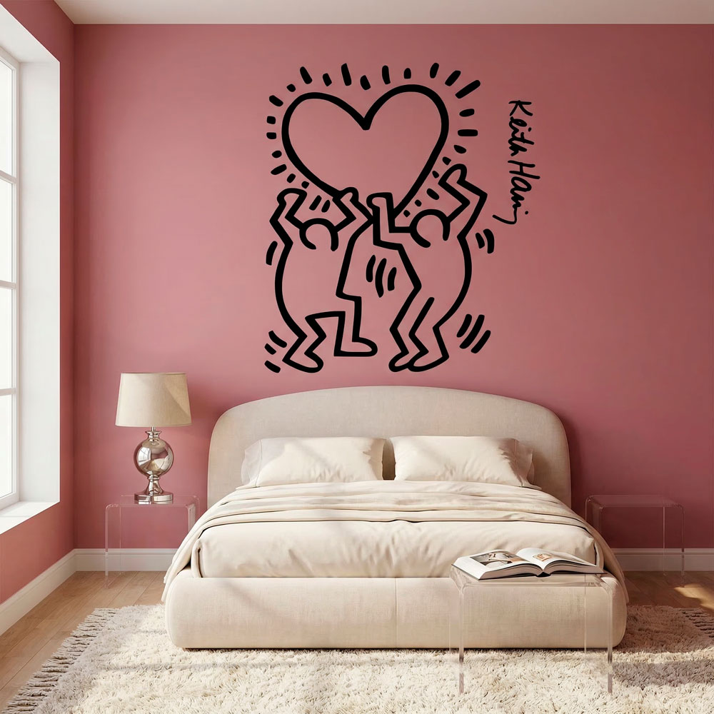 Wall Stickers: Holding a heart
