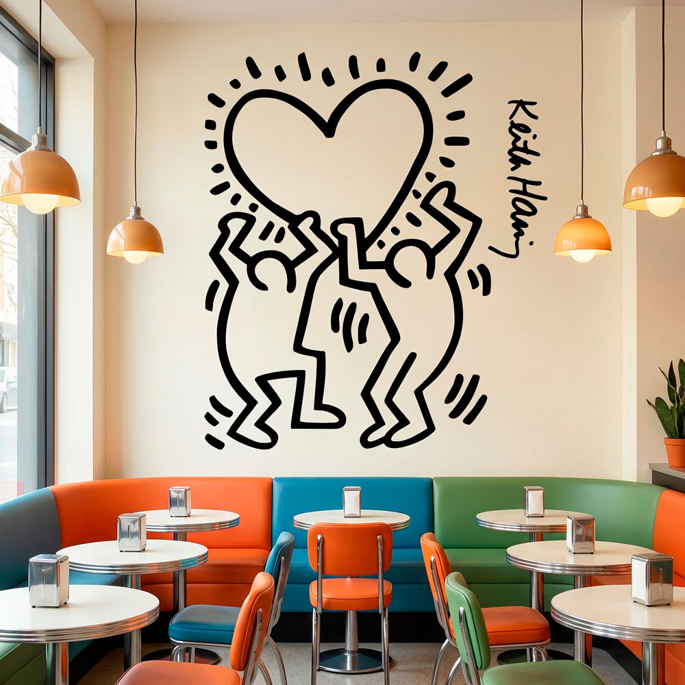 Wall Stickers: Holding a heart