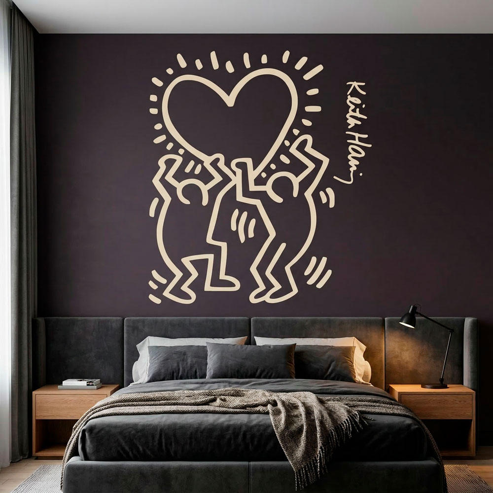 Wall Stickers: Holding a heart