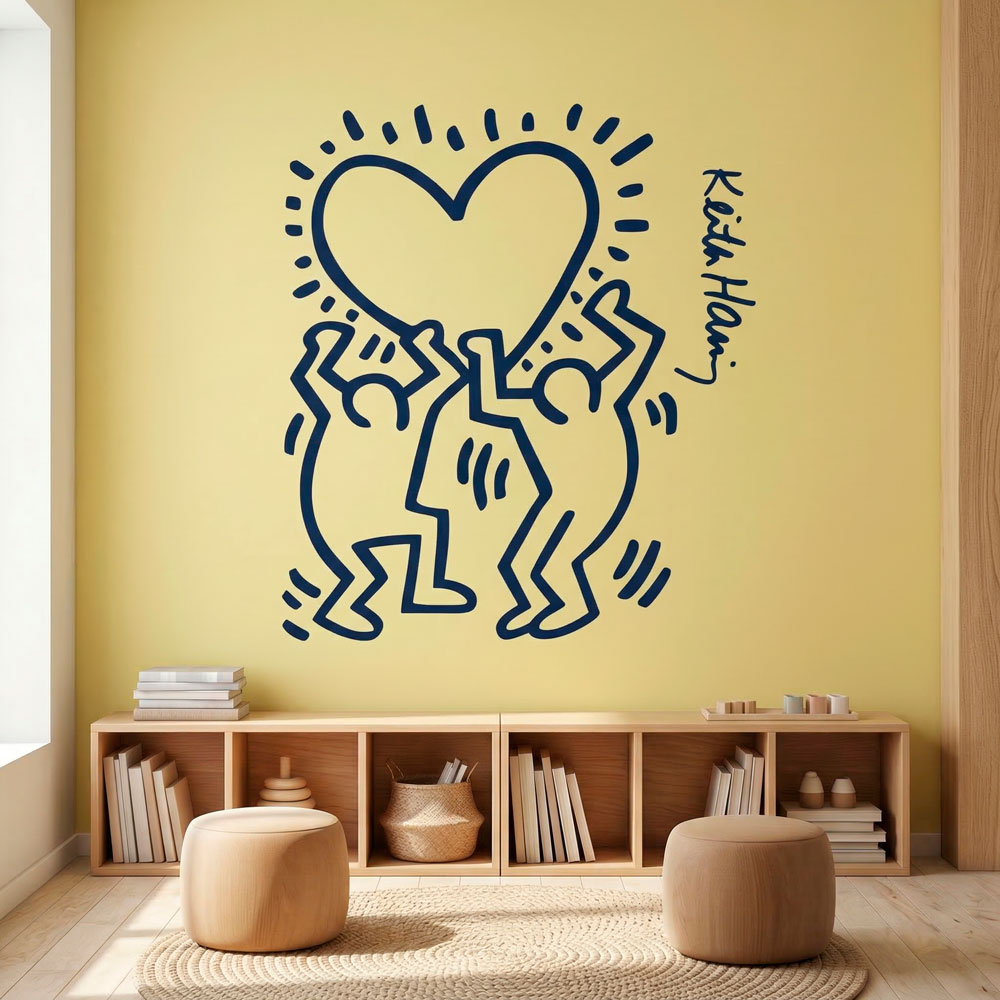 Wall Stickers: Holding a heart