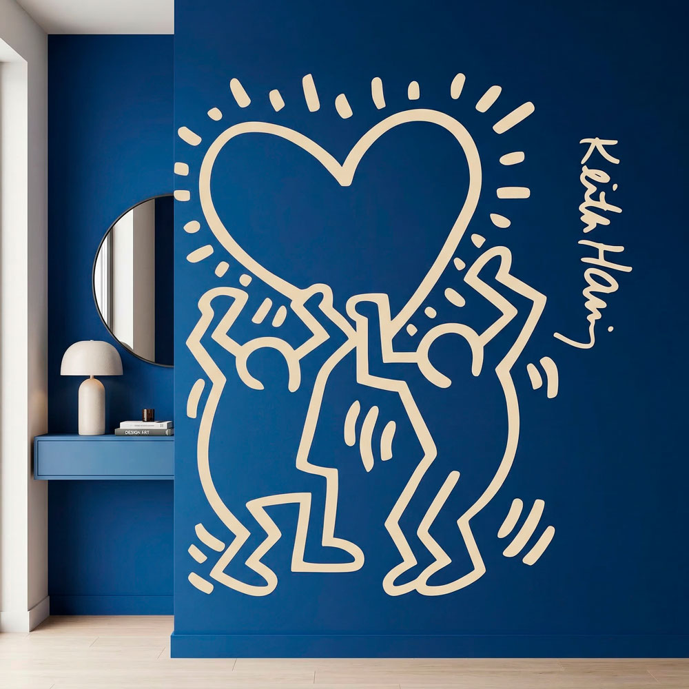 Wall Stickers: Holding a heart