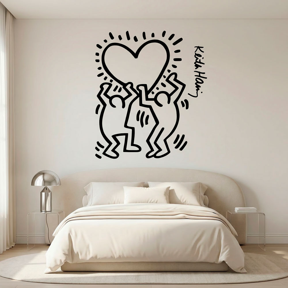 Wall Stickers: Holding a heart