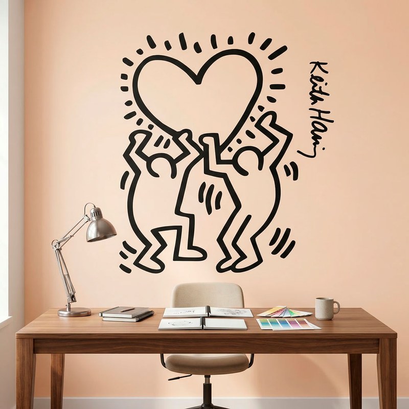 Keith Haring Heart 7
