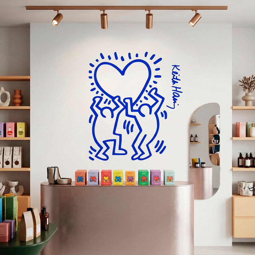 Wall Stickers: Holding a heart