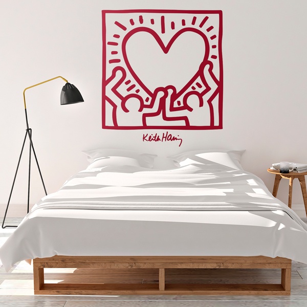 Keith Haring Red Heart 0
