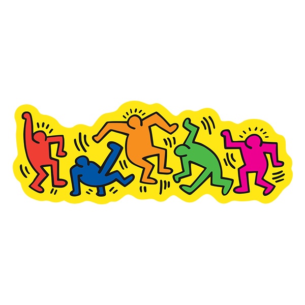Car & Motorbike Stickers: Keith Haring Dance