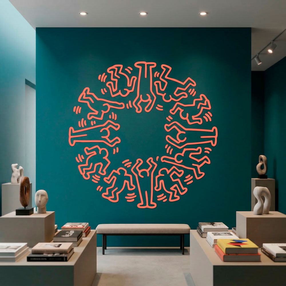 Wall Stickers: Circle Men