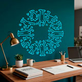 Wall Stickers: Circle Men 4
