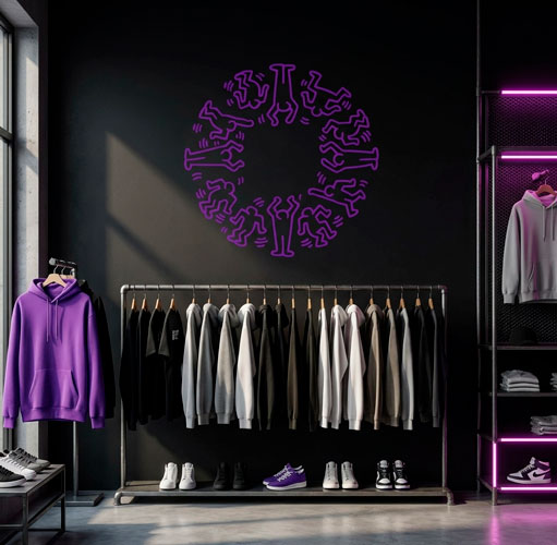 Wall Stickers: Circle Men