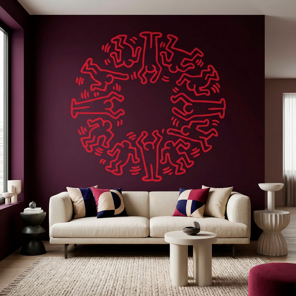 Wall Stickers: Circle Men