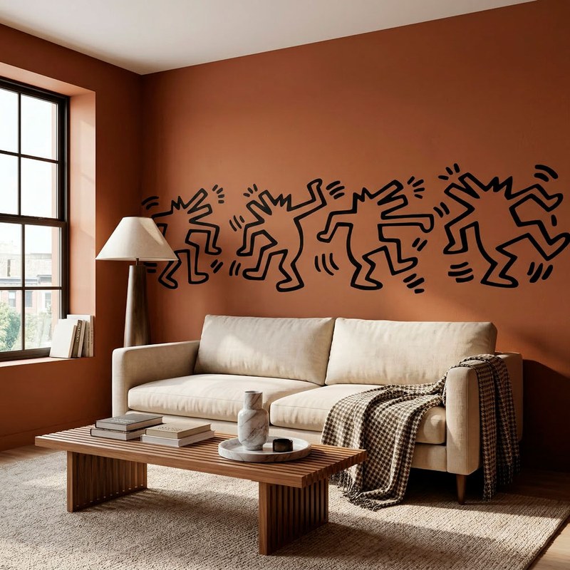 Keith Haring Dancing Dogs 2
