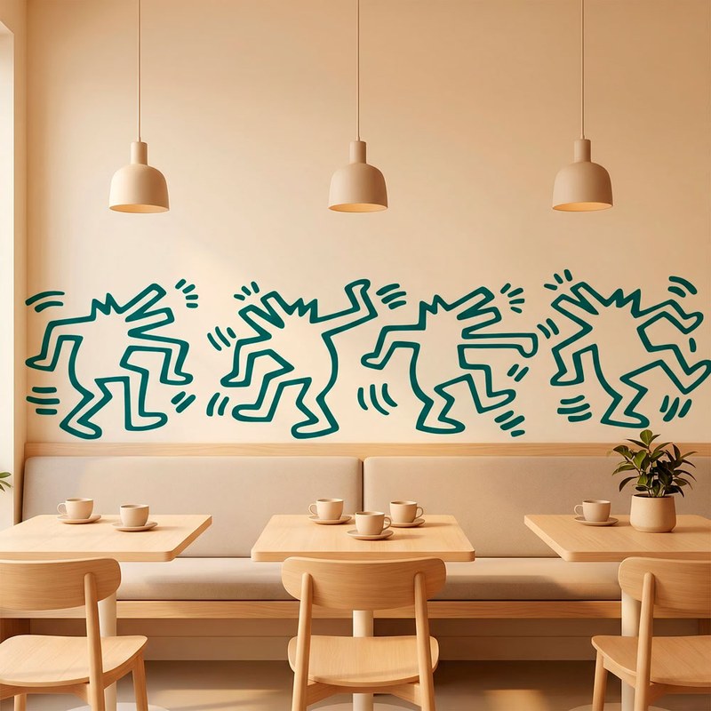 Keith Haring Dancing Dogs 3