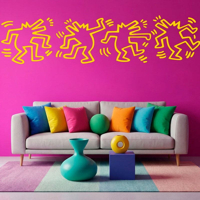 Keith Haring Dancing Dogs 7