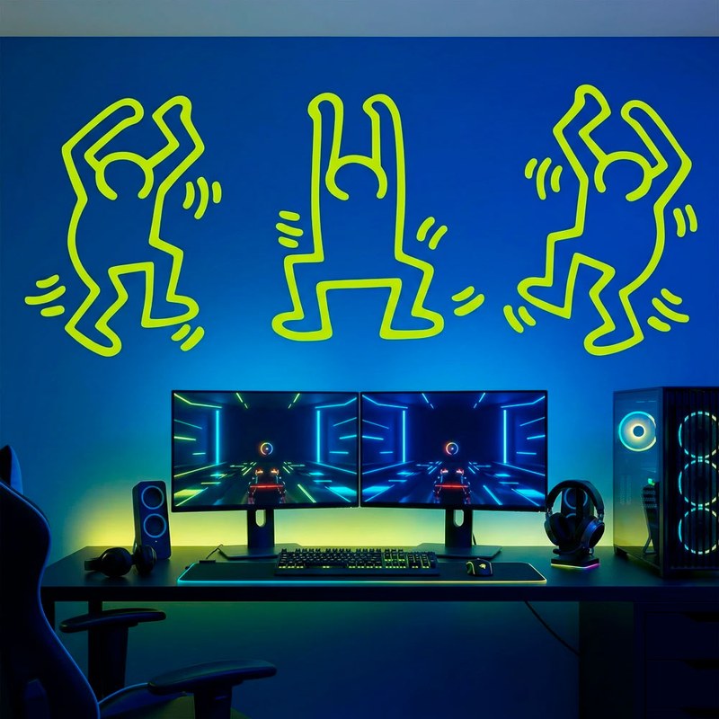 Keith Haring Dancing Figures 2/7